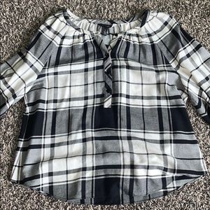 Black and white flannel